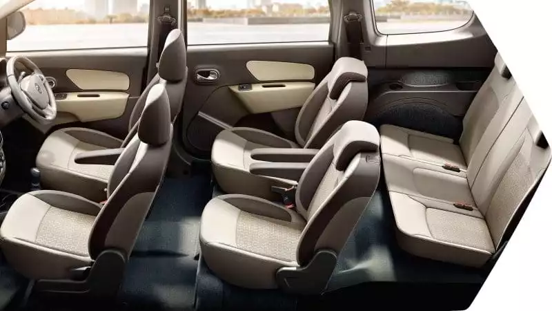 renault lodgy interior and seating